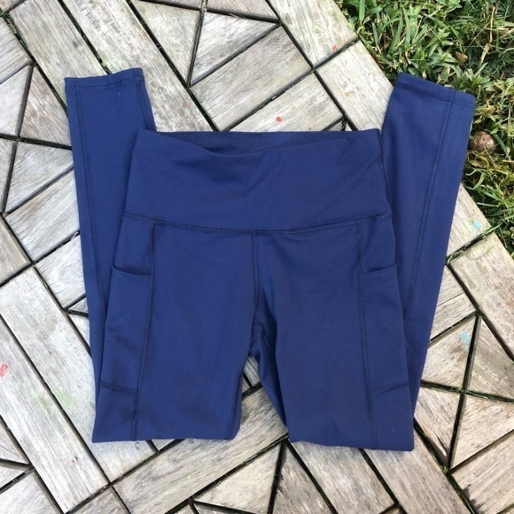 Fengbay Blue High Waisted Leggings Size S